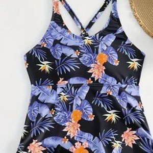 Two Piece Tankini Swimsuit Set